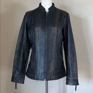 Peck & Peck leather jacket S GORGEOUS!